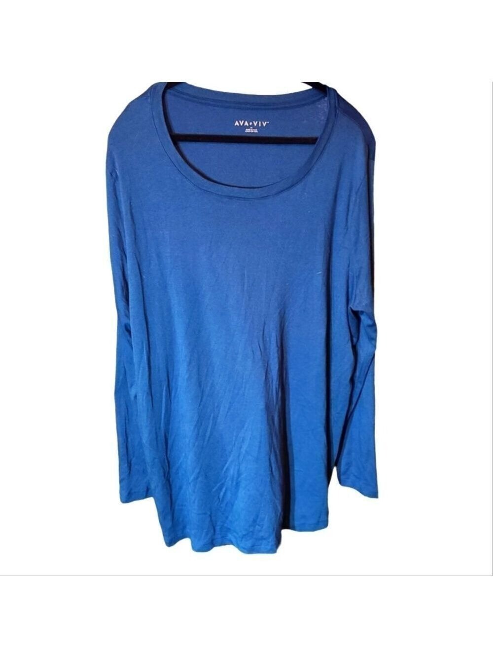037 AVA & VIV 3X LONG SLEEVE BLOUSE